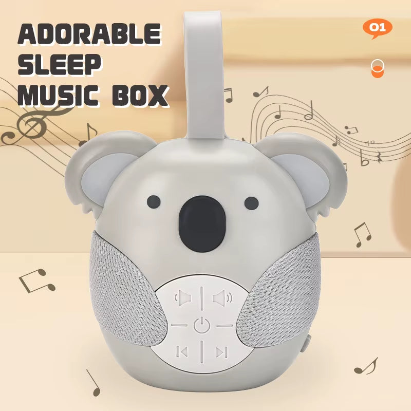 Newborn Owl White Noise Machine Aid Baby Sleeping Monitors Speaker Music Player for Appeasing Crying Child 0-3 Y Music Player