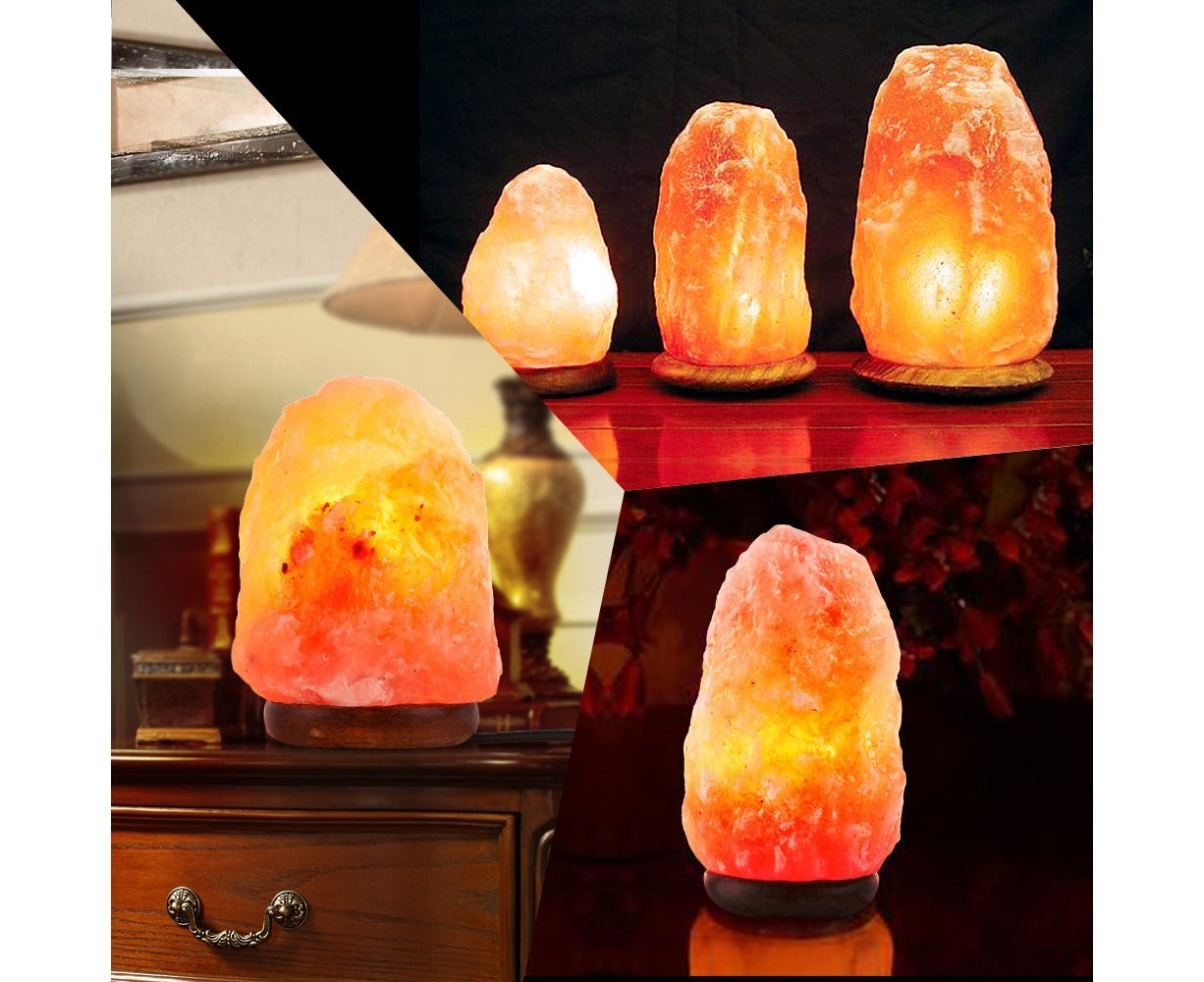 5-7Kg Himalayan Pink Salt Lamp Natural Rock Shape with Dimmer Switch