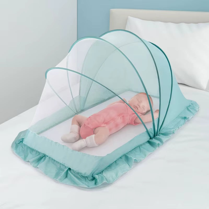 Crib Mosquito Net Encrypted Children Yurt Free Installation Portable Foldable Cribs Tent Cradle Bed Sleeping Pad Москитная Сетка