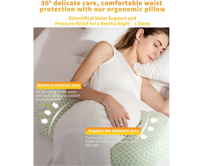 Pregnancy Pillows for Sleeping, Maternity Pillow for Pregnant Women, Adjustable Body Pillow for Pregnant Women, Pregnancy Wedge Pillows Support