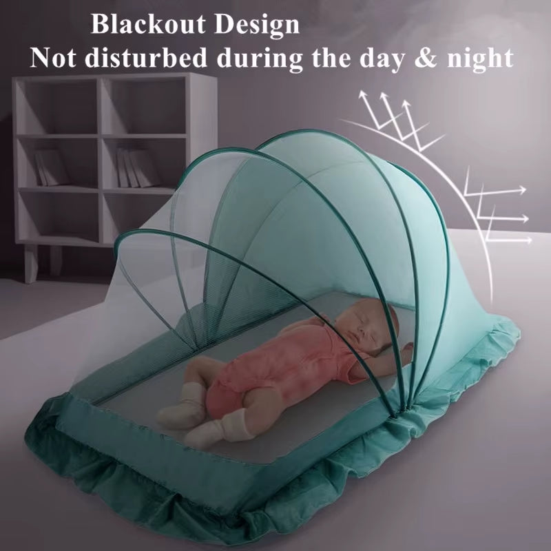 Crib Mosquito Net Encrypted Children Yurt Free Installation Portable Foldable Cribs Tent Cradle Bed Sleeping Pad Москитная Сетка