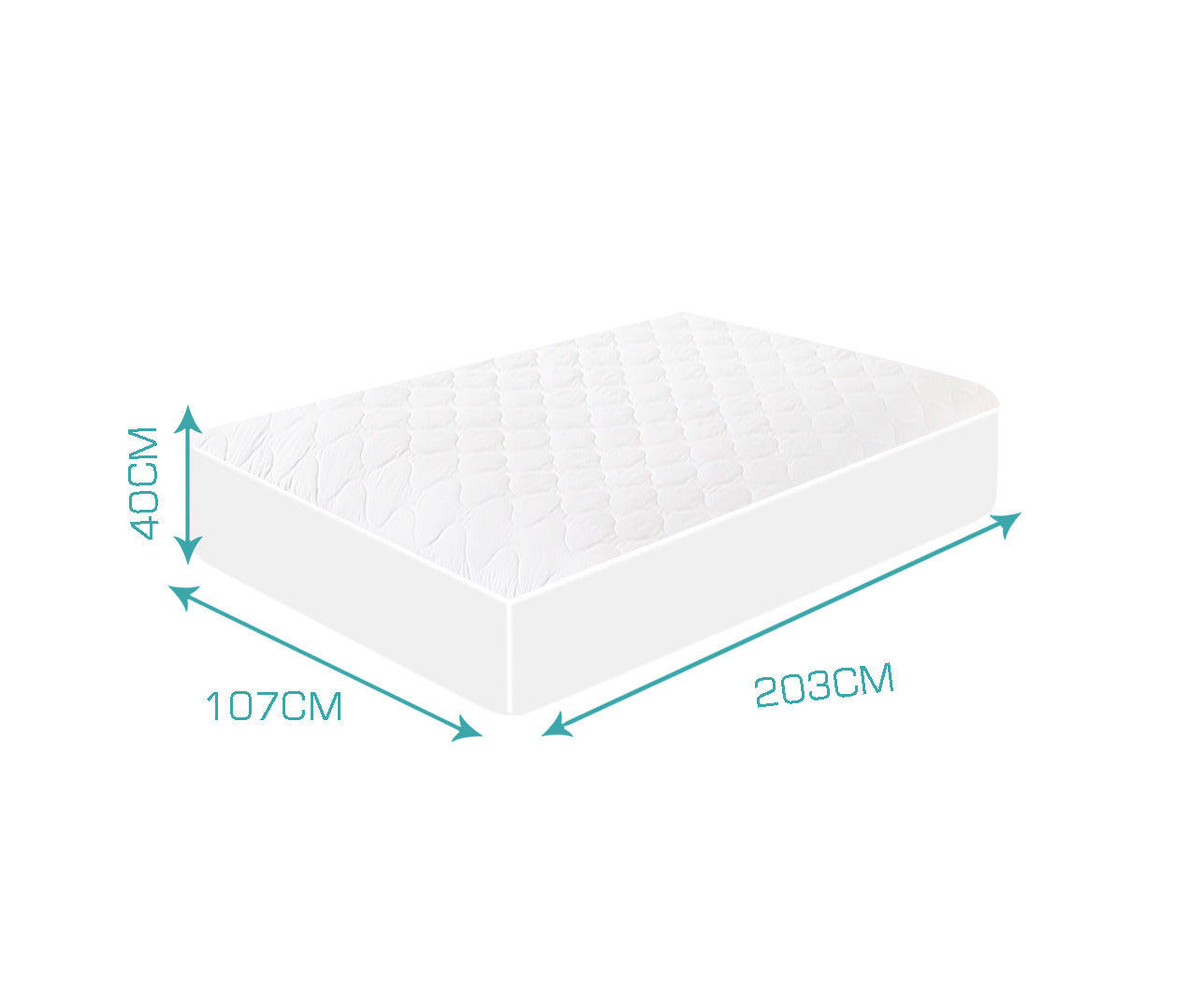 Fitted Waterproof Bed Mattress Protectors Covers King Single