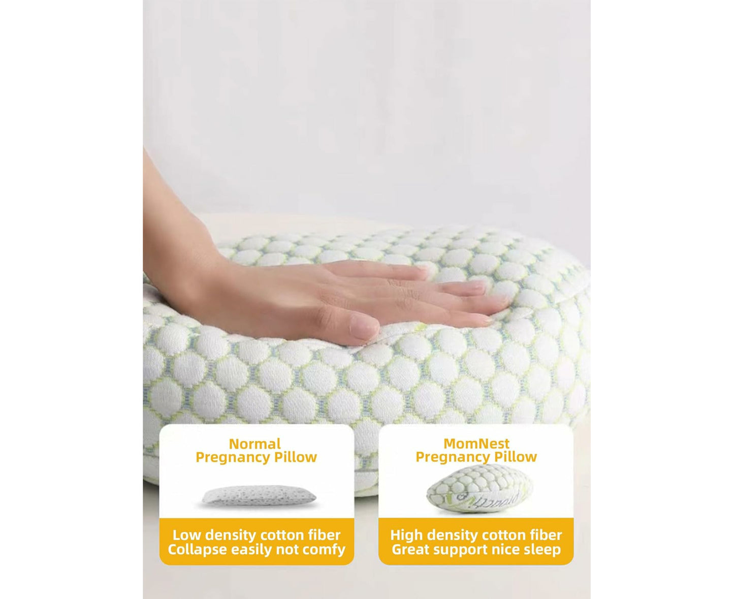 Pregnancy Pillows for Sleeping, Maternity Pillow for Pregnant Women, Adjustable Body Pillow for Pregnant Women, Pregnancy Wedge Pillows Support