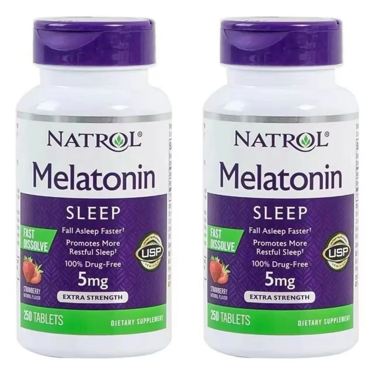 Natrol Melatonin Melatonin Melatonin 5Mg Pineal Sleep Aid Tablets Strawberry Flavour 250 Capsules