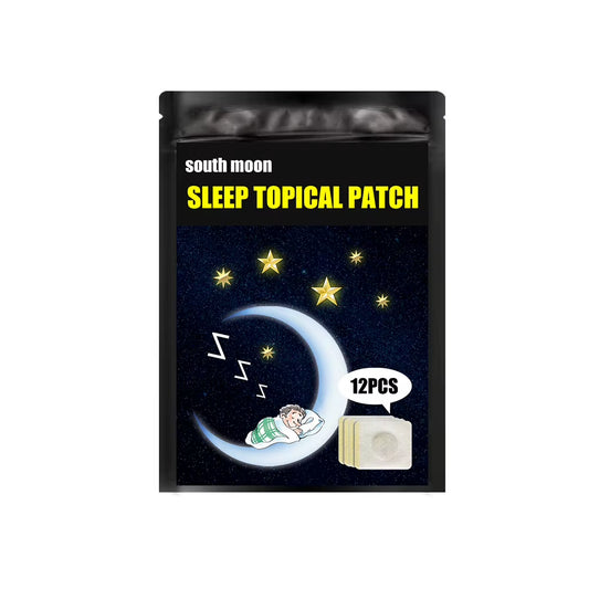 12Pcs Sleeping Aid Natural Herbal Patch Sleeping Anxiety Massage Stickers for Women Man Sleep Aid Device